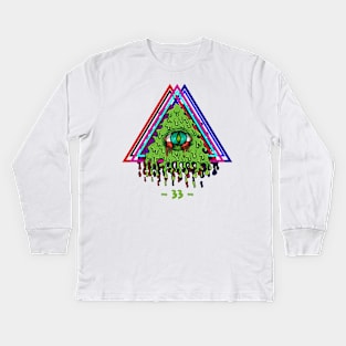 All Seeing Eye Kids Long Sleeve T-Shirt